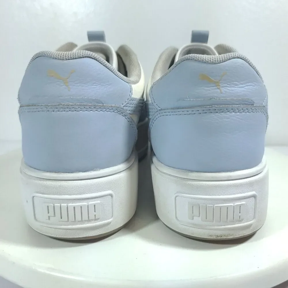 Puma Karmen Rebelle Platform Court Sneaker Blue Sz 9.5 Pristine-Lucite-Granola